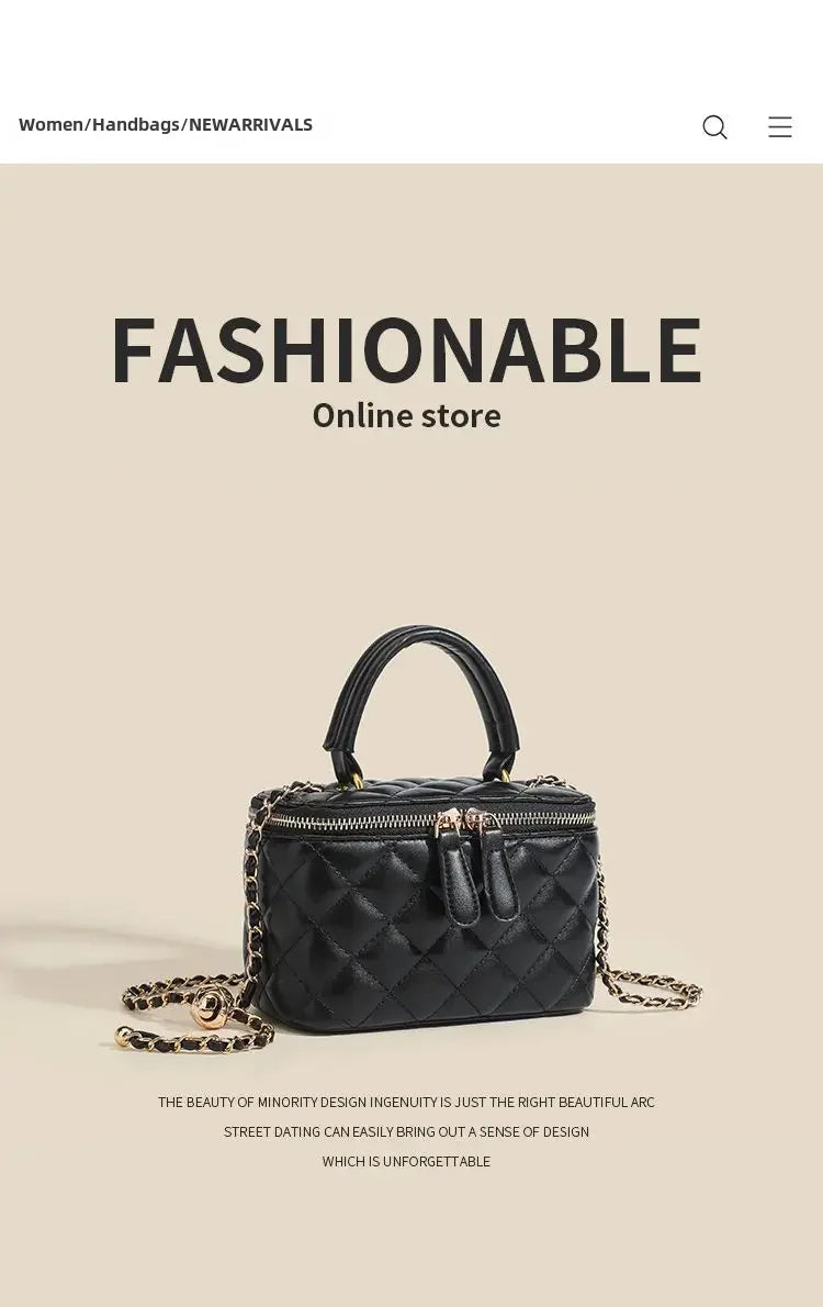 Mini Square Tweed Style Box Bag Chain True Leather 2022 New Women's Crossbody Summer Bag Soft Fashion Wristlet