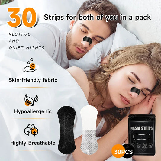 Anti-Snoring Nasal Strips – Easy Breath & Better Sleep for Men and Women