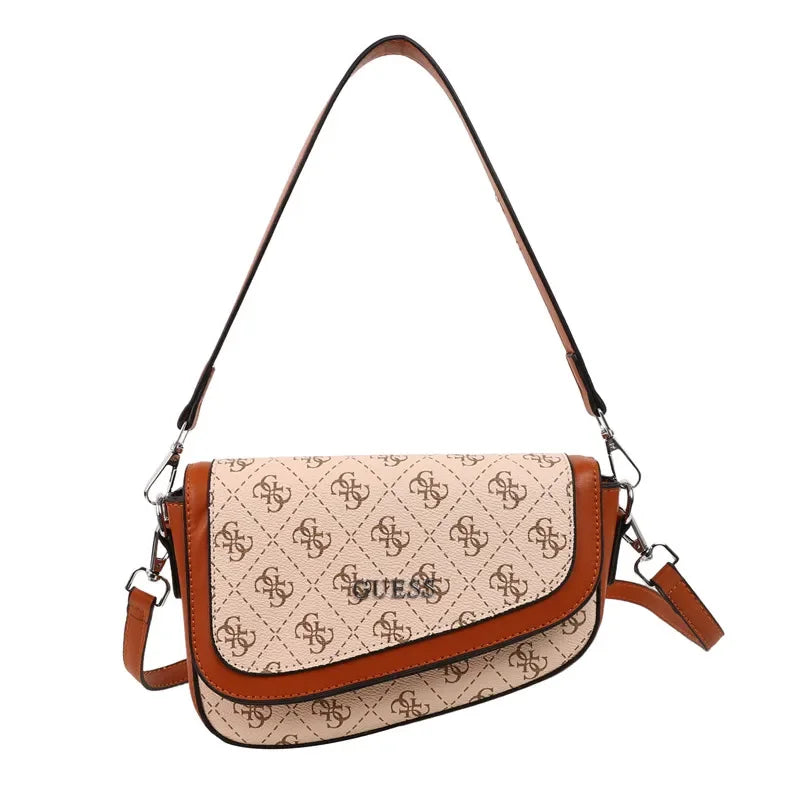 ✨ Elegant Vintage Crossbody Bag – Chic Quilted Design with Gold Chain Detail