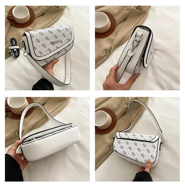 ✨ Elegant Vintage Crossbody Bag – Chic Quilted Design with Gold Chain Detail