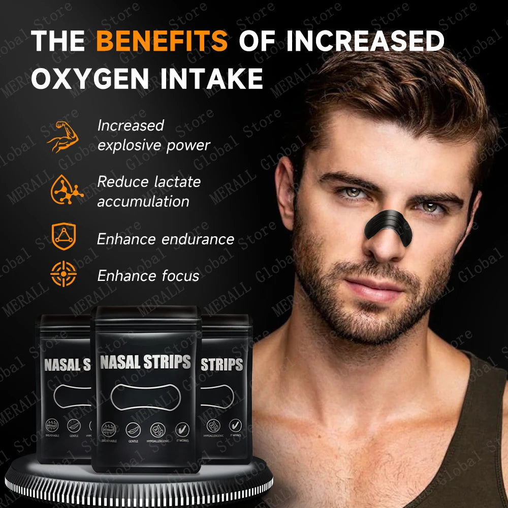 Anti-Snoring Nasal Strips – Easy Breath & Better Sleep for Men and Women