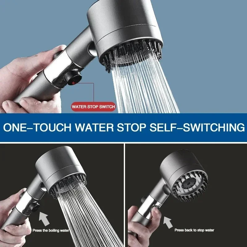 4-in-1 High-Pressure Shower Set | Complete Kit (All Parts Included